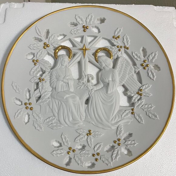 Lenox Collections - The Annunciation - Collector Porcelain Plate with 24k Gold - Picture 1 of 10
